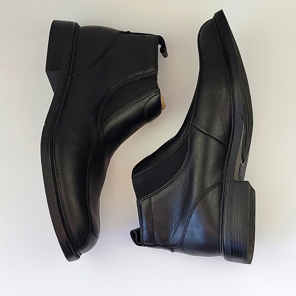 Nunn Bush Slip On Ankle Boots Black Size 9 - Picture 2 of 13